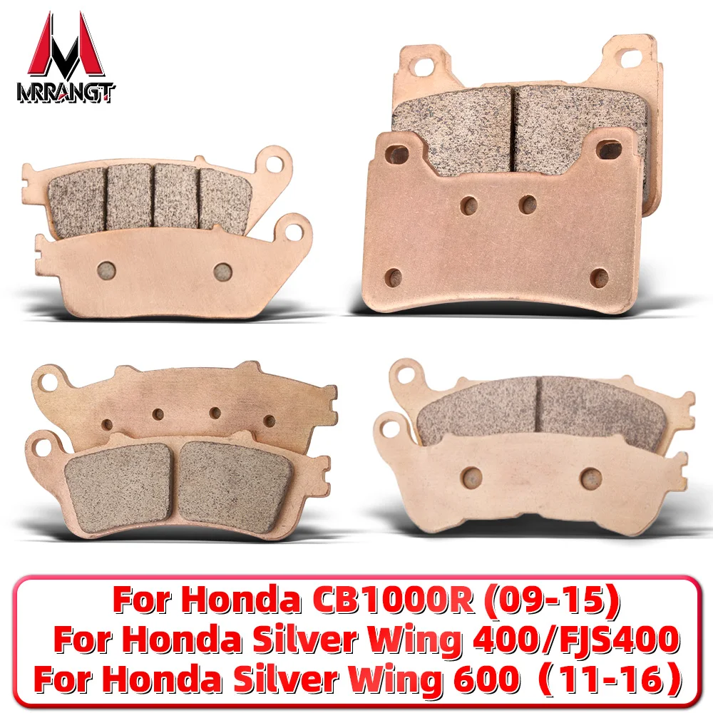 

MRRANGT Sintered Metal Brake Pads Kit For Honda Hornet CB1000R Silver Wing 400 600 FJS600 FSC600 Scooter Motorcycle Parts