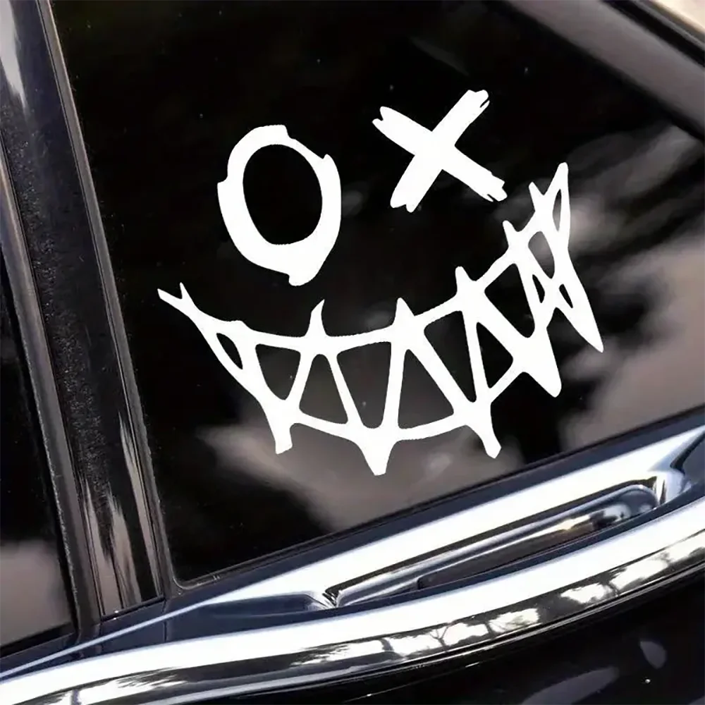 OX Eyes Devil Creative Funny Car Stickers Modified Auto Window Decoration Cover Scratches Personalized Vinyl Waterproof Stickers