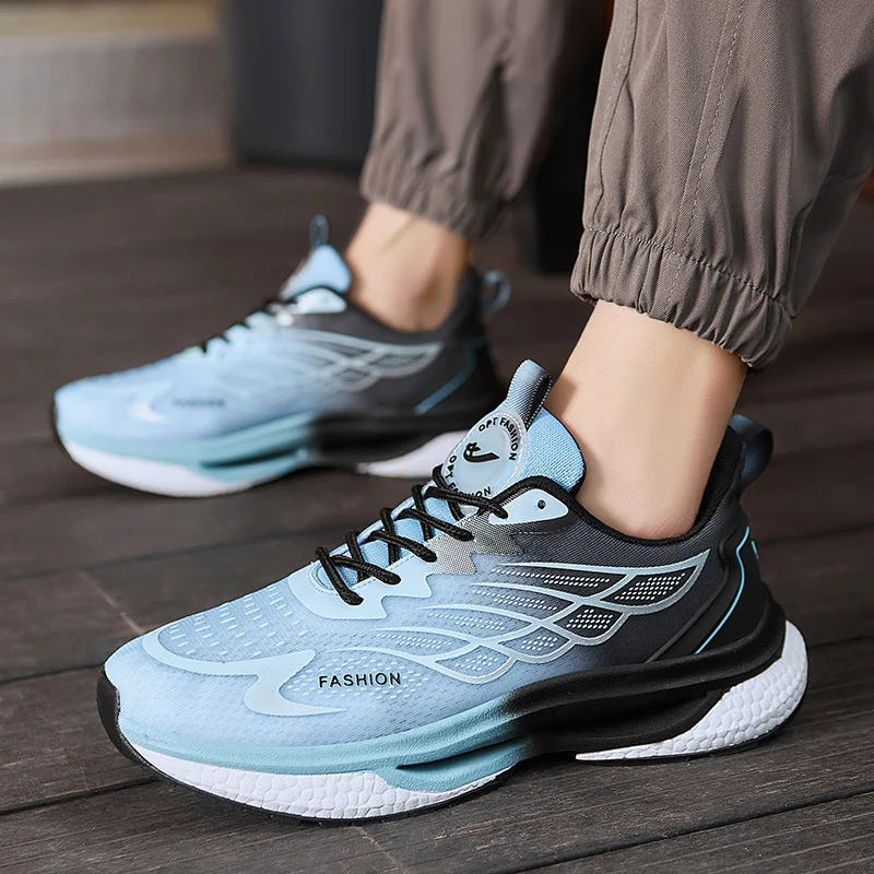 Couple Sports Shoes Men\'s Lace Up Breathable White Classic Running Outdoor Lightweight Comfortable Flat Shoes Basketball Shoes