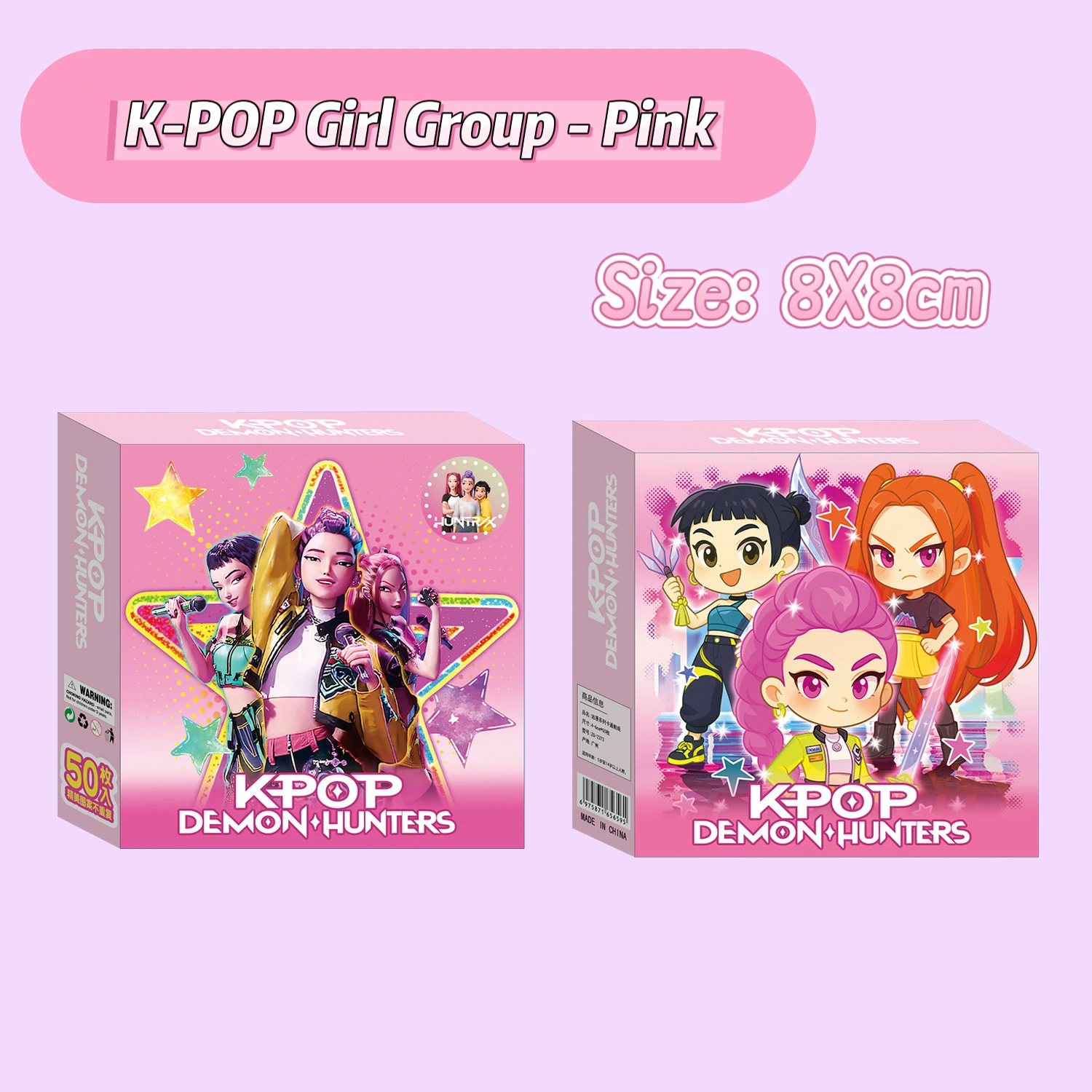 Witch Girl Group Stickers 50pieces Cute Cartoon Creative Stationery Handbook Decor Stickers Gift Box With Various Patterns