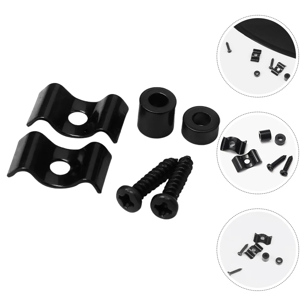

Guitar String Retainer Locking Design Black Electric Guitar String Tree Guides Mounting Screws Bass Parts Replacement