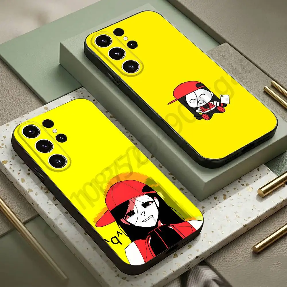 

Yi Xi S-SynthV Phone Case For Samsung S20,21,22,23,24,25,26 Ultra,Plus,Lite,FE,Black Soft Case