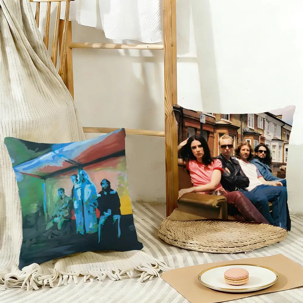 Indie Alternative Energetic Wolf Alice Cushion Cover Cozy Pillowcase Holiday House Interior Sofa Bedroom Accessories