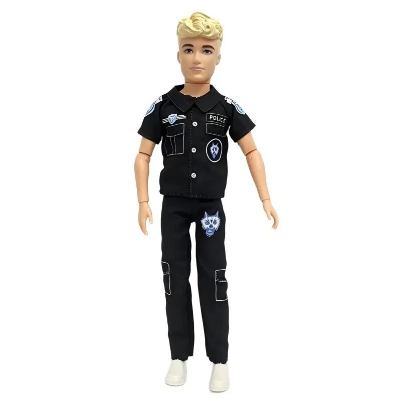 Newest 11.5 Inch Male Doctor Doll Model Fashion Police Figure Police Man Doll Accessories Best Birthday Present DIY Play Toys view 5