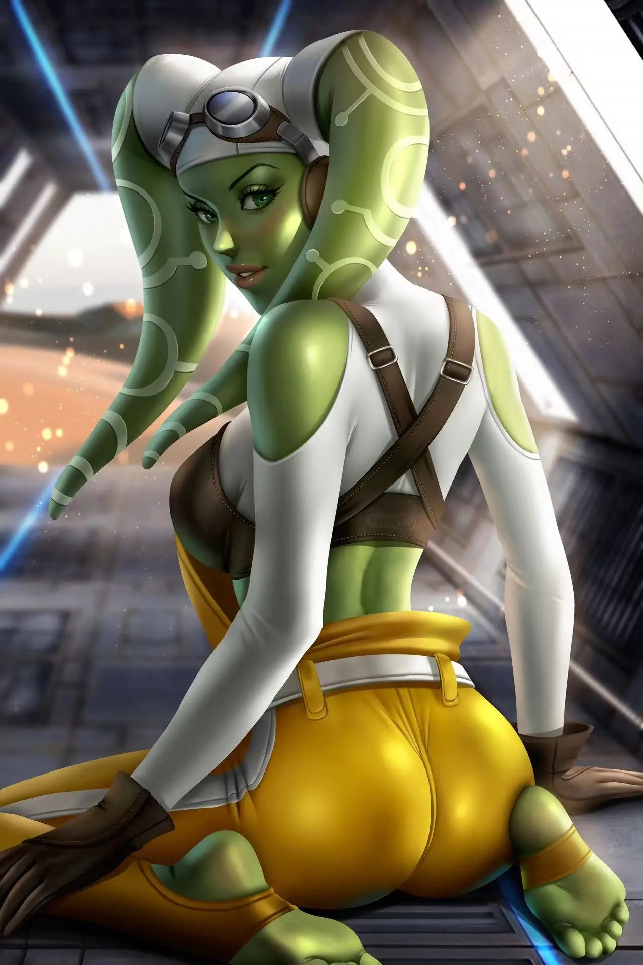 Hera Syndulla Movie Character Big Butt Anime Sexy Nudes Lady HD AI Poster Print Canvas Living Room Bedroom Handing Picture NSFW