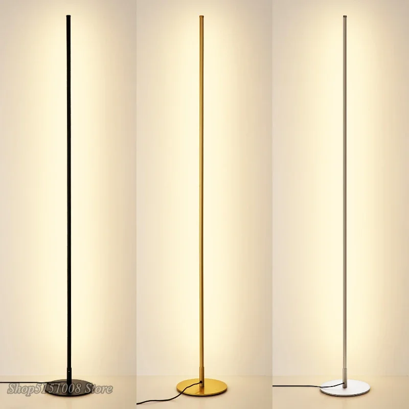 Nordic Minimalistische LED Vloerlampen Creatieve Standlampen voor Woonkamer Led Zwart Metaal Luminaria Staande Lamp Lampara Armaturen