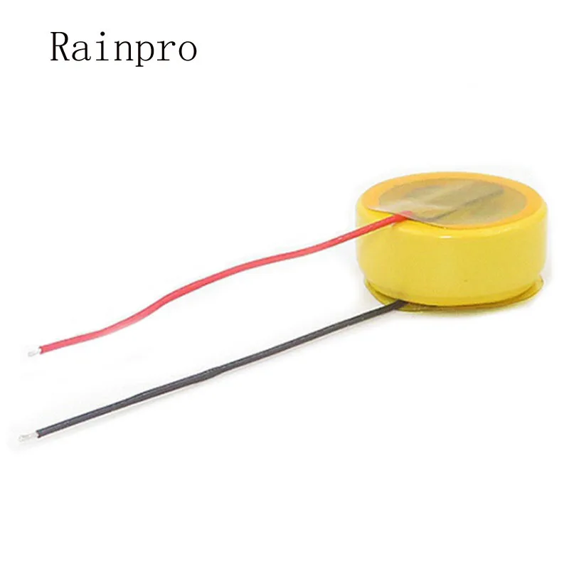 2 قطعة/الوحدة LIR640 مع سلك بطارية ليثيوم قابلة للشحن 3.6 فولت ل TWS سماعة رأس بخاصية البلوتوث LIR640 بطارية ليثيوم قابلة للشحن