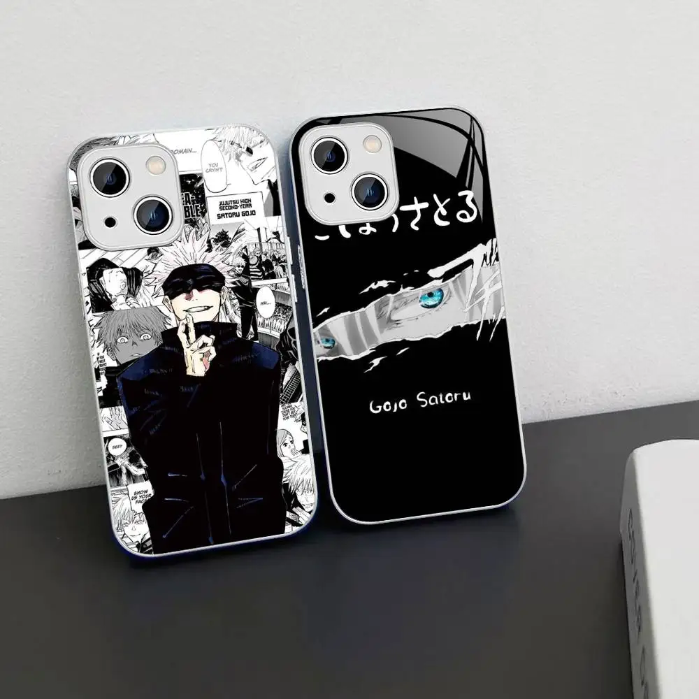 

Hot Selling Gojo Satoru Tempered Glass For Iphone 14 13 12 11 Pro Mini XS MAX 14Plus X XS XR Fundas