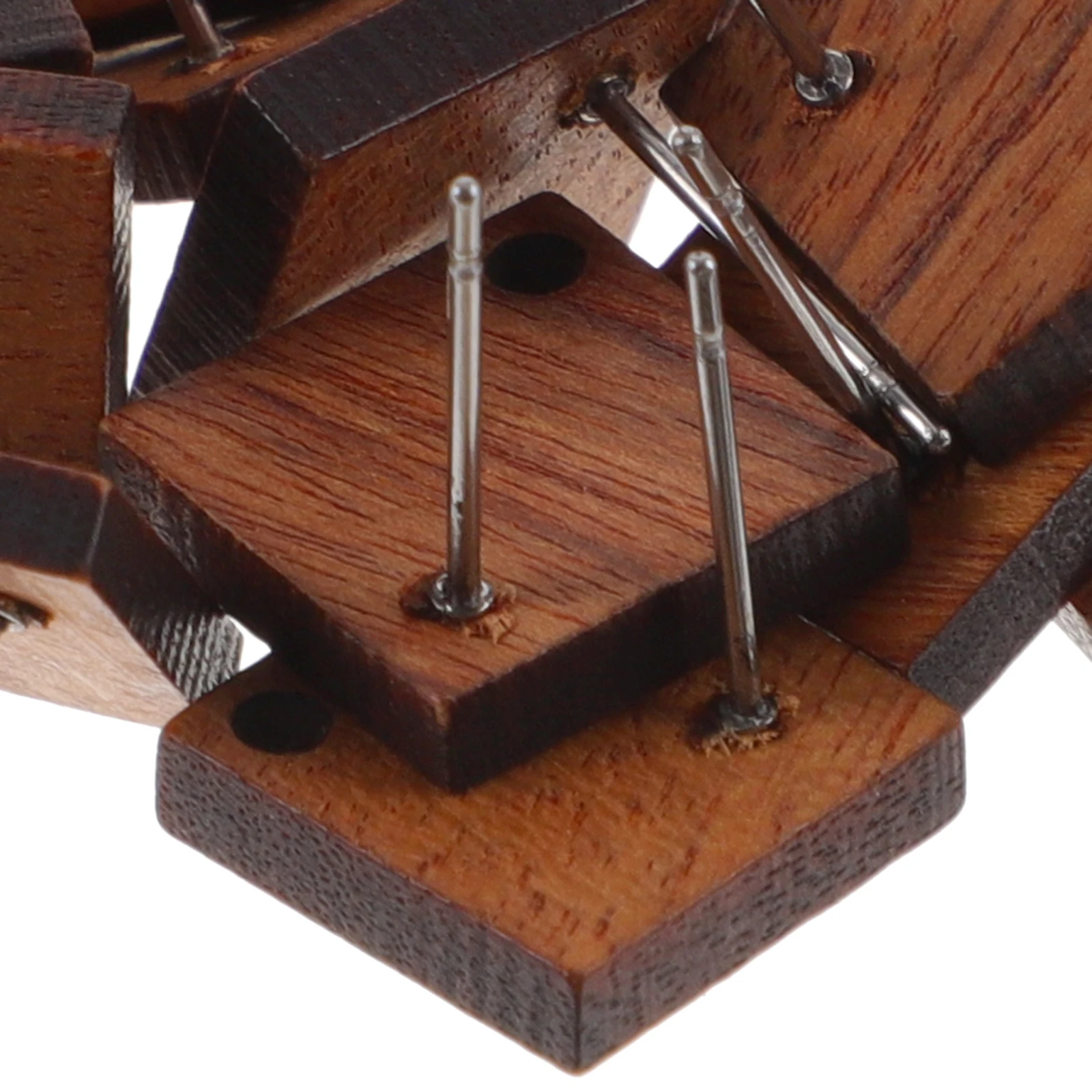 

30pcs Diy Making Supplies Wood Posts Creative Ear Pins Jewelry Making Ear Accessories Fashion Studs Set Wood Post Earring Diy