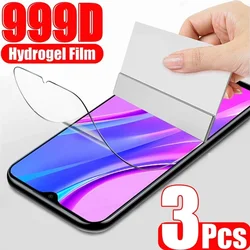 Film protecteur d'écran hydrogel pour Xiaomi Redmi A1, A2 Plus, DH, 3 pièces