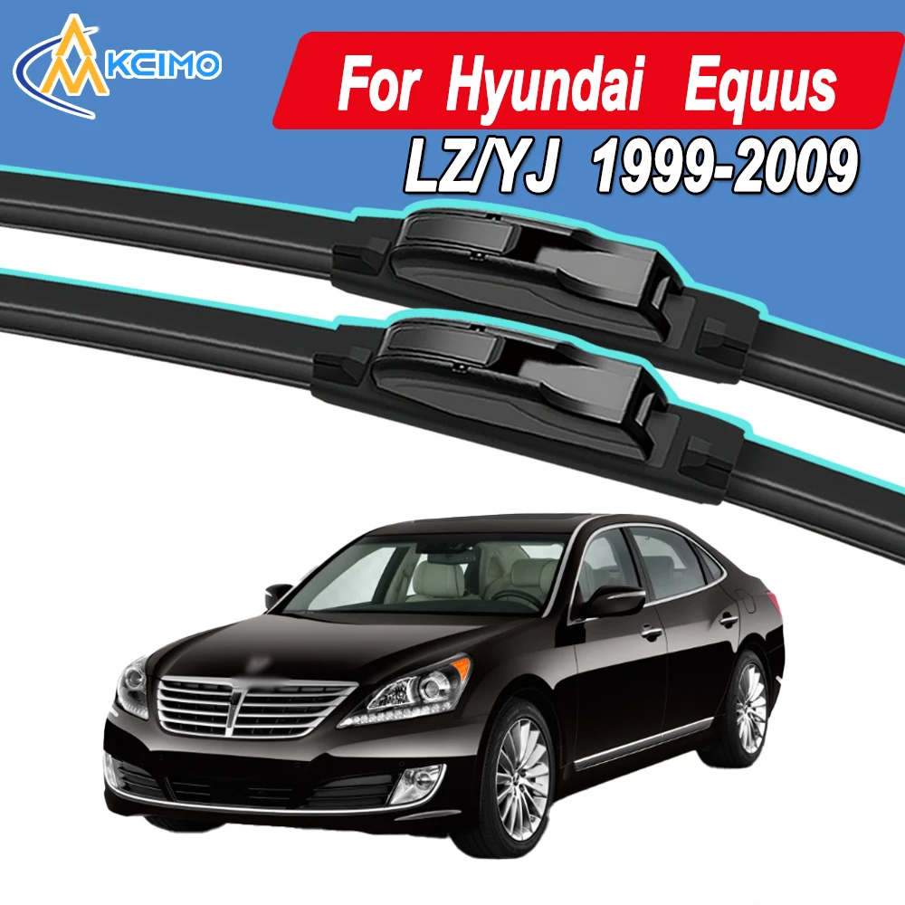 

Силиконовые щетки стеклоочистителя автомобиля для Hyundai Equus LZ/YJ 1999-2009 — всепогодные бесшумные щетки стеклоочистителя, быстроразъемный зажим
