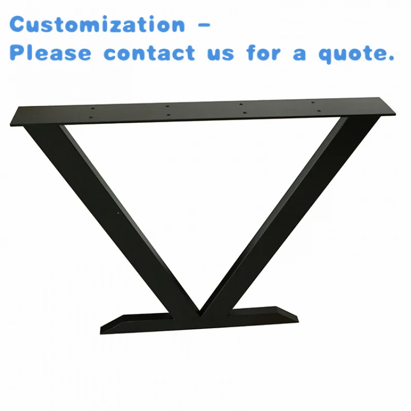 

custom.Industrial Steel Metal Dining Table Support Base X Shape Folding Table