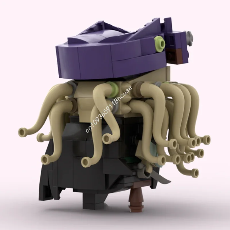 246 pz MOC Davy Jones Pirati Il Caraiboia Brickheadz Modello Building Blocks Giocattoli Artigianali Assemblare Modulare Per Bambini Regali Di Natale