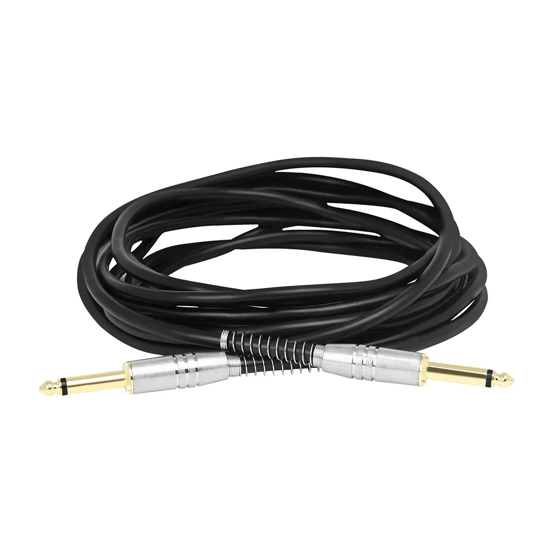 GT-95 6.35mm Guitar Effector Cable 3/5/10M Black Golden Noise Reduction Guitar Cable Connection Wire for Stage Studio Live