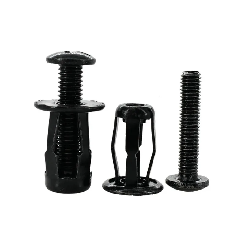 

20/40/50/60pcs M4 M5 M6 M8 Petal Shape Metal Nut Expansion Screw Jack Petal Nuts Jacknut License Plate Fix Panel Clamp