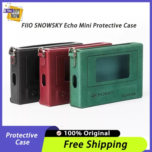 FIIO SNOWSKY Echo Mini Music Payer funda protectora reproductor de MP3 portátil funda protectora portátil PU Retro colorida regalos