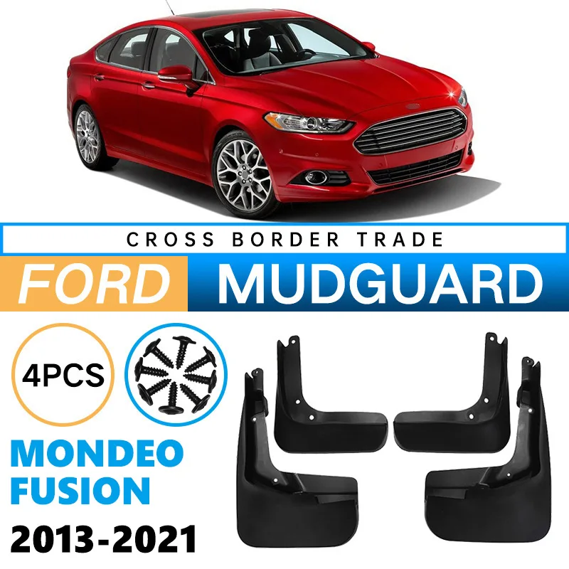 Car Mud Flaps Splash Guards Fender Mudguardfor Ford Mondeo Fusion 2013-2021 / 07-12 Reliable Qualit