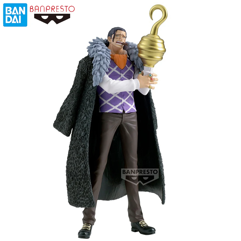 Banpresto One Piece DXF THE GRANDLINE SERIES Extra Sir Crocodile Nice Collectible 17 cm Anime Figure Model Ornament Toys