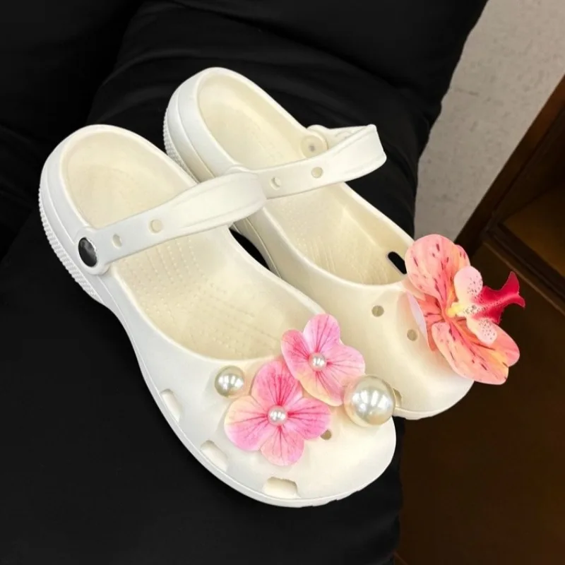

Summer New Womens Shoes Fashion Flowers Platform Sandals for Woman Comfort Vacation Casual Shoes Designer Shoes Zapatos De Mujer