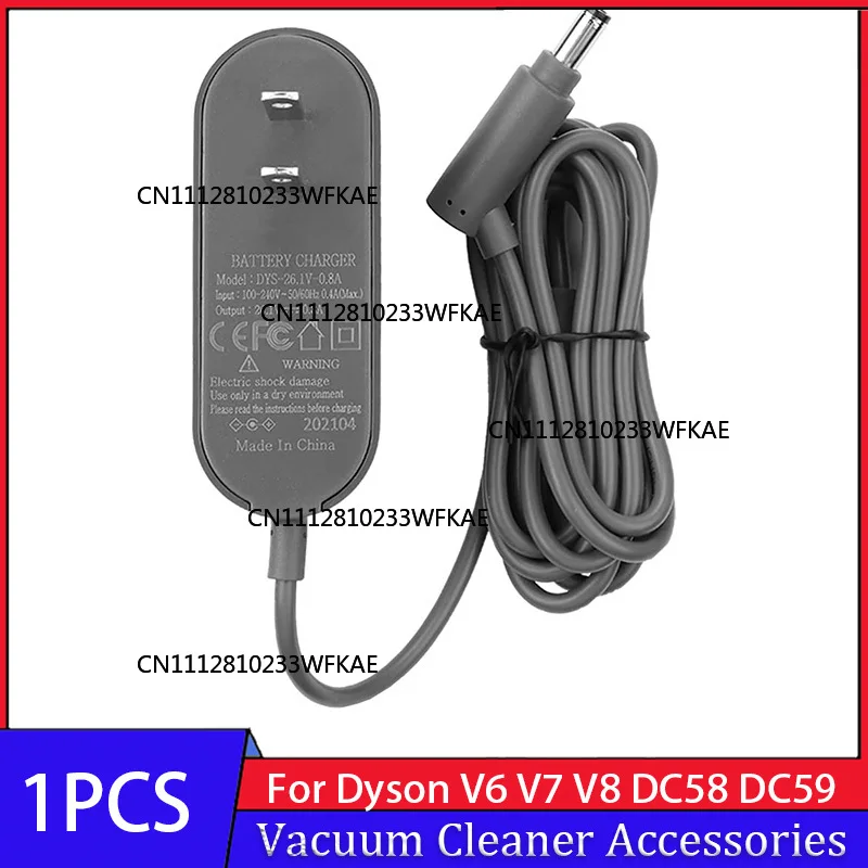 For Dyson V6 V7 V8 DC58 DC59 DC61 DC62 SV03 SV04 SV05 Vacuum Cleaner Parts, United States European Union Plug AC Adapter Charger