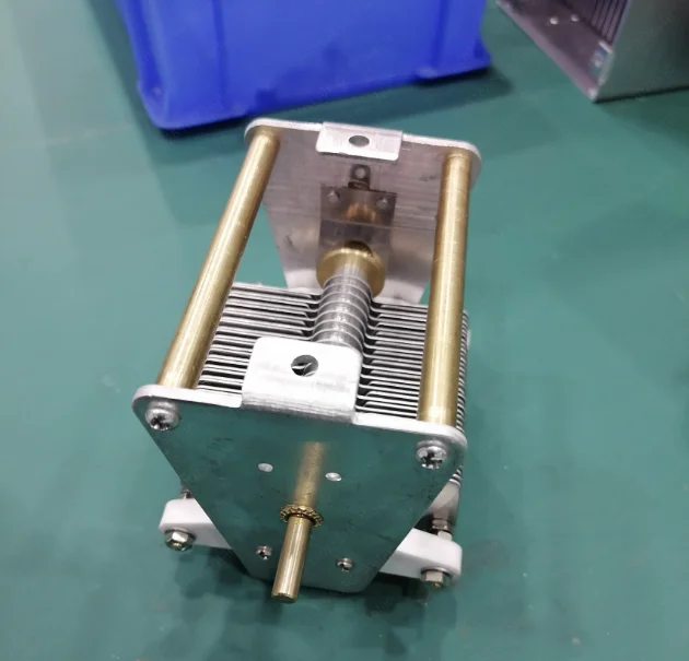 High-Power Air Variable Capacitor Semi-Handmade Air-Adjusted Capacitor Capacity 500P Capacitor 1000V