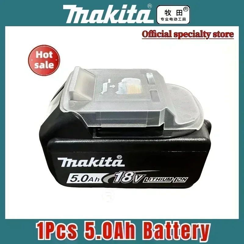 Originele Makita-accu, 18V 6.0Ah oplaadbare accu, vervangt Makita BL1830BL1840BL1850BL1860B, accu voor elektrisch gereedschap