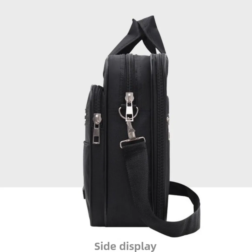 

Cover Oxford Cloth Laptop Bags Shoulder Pouch Stand Accessories Business Travel Shoulder Pouch Large Capacity Oxford Cloth