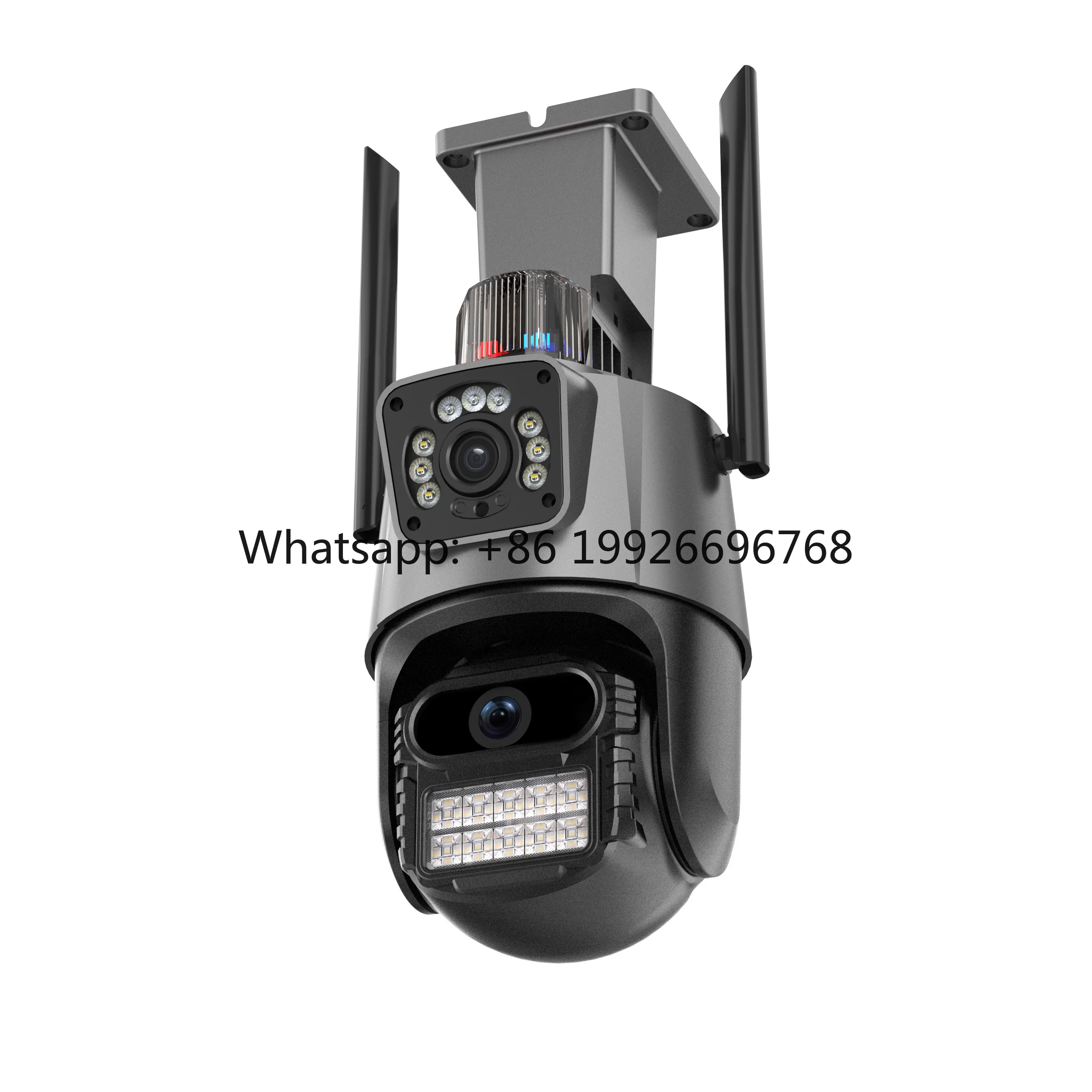 New Gun Ball Linkage  Dual Lens Monitoring Outdoor Waterproof HD WiFi Ball  Binocular Camera