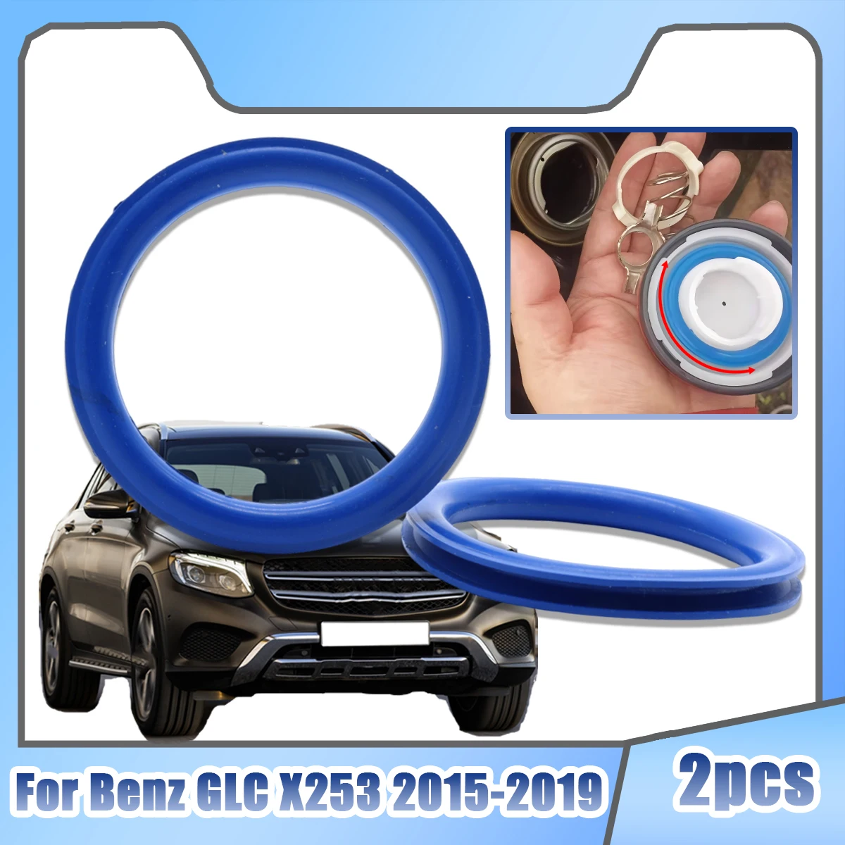 Tank O-Ring Seal - 2PCS Tank Cap Seal Fuel Filler