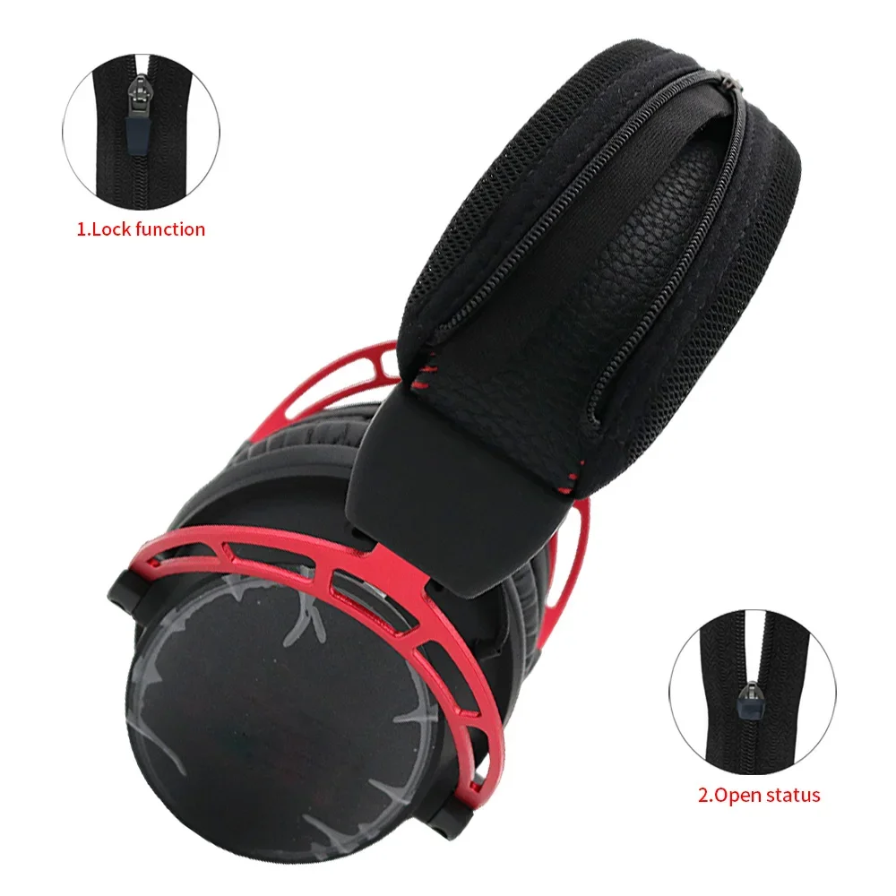 

Universal Headband Protective Cover Protectors Avoid Dirt Cover Hook for HyperX Cloud Alpha Alpha S Headset Beam Cover