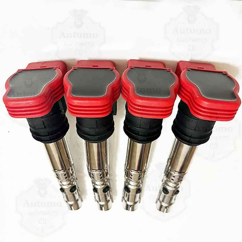 4x Ignition Coils For Audi A4(8E2 B6) 3.0 2000-2005 B7 2004-2008 A6 C5 A8 4E2 4E8 2002-2010 06C905115A 06C905115B UF483 C1447