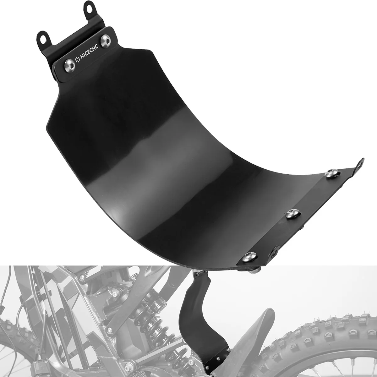 

For Surron Electric Bike Rear Shock Absorber Fender Mud Guard Dust Cover Kit For 2025 2024 Surron Light Bee X S L1E Surron Parts