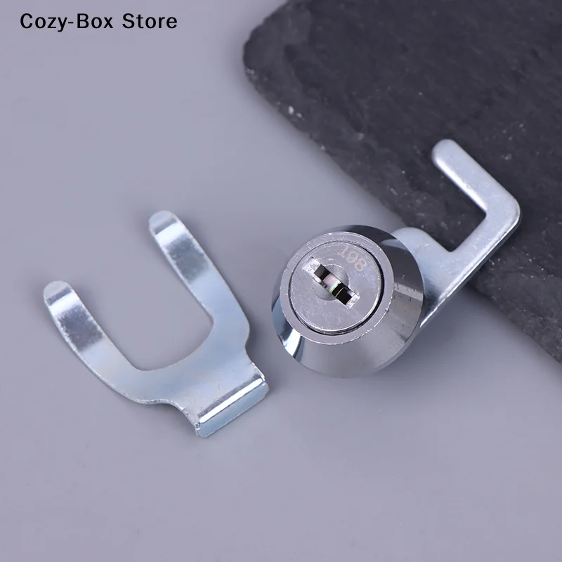 [ZY]Mini Cam Lock With Quick Clip Cash Tray Box Drawer Lock Money Case Cabinet Airbox Mailbox Toolbox Lock Cylinder Spare Part