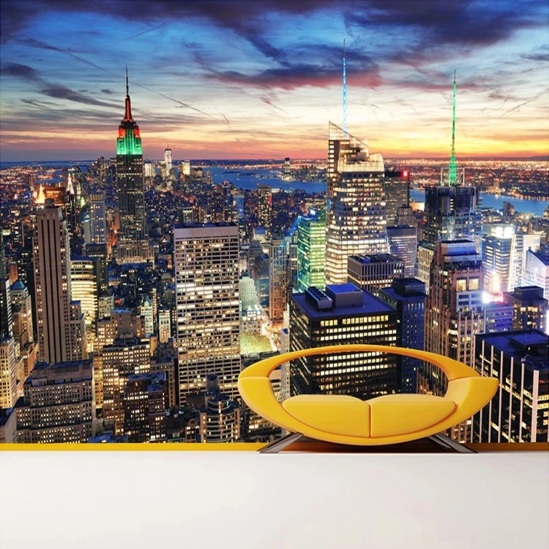 Custom Mural European 3D New York City Bedroom Photo Wallpaper Living room sofa TV background wall restaurant study Hotel photo