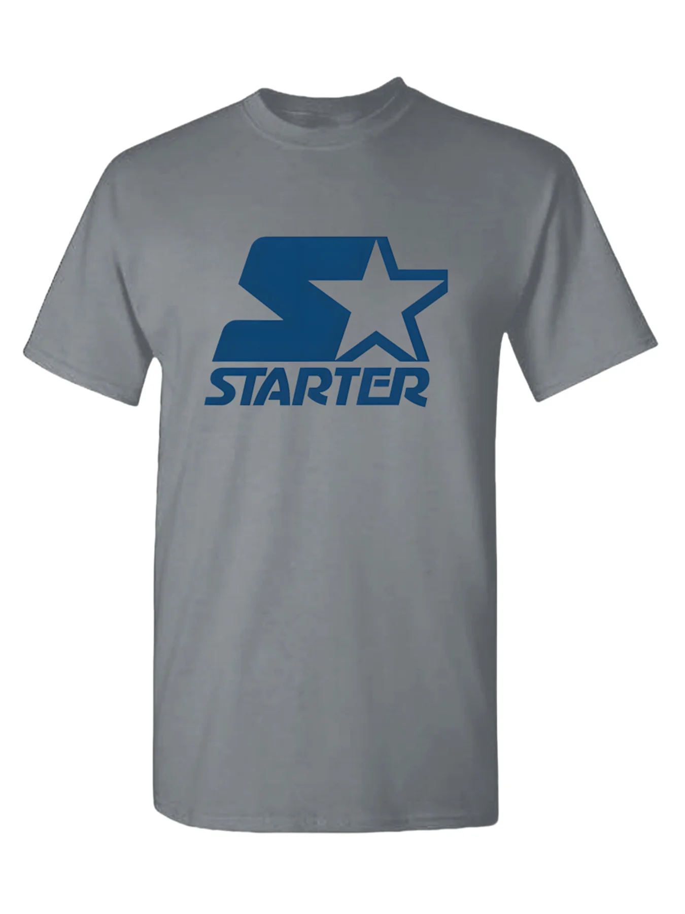 

Men's Short Sleeve Round Collar T-Shirt Outdoor Tee Quick-Dry Hiking Casual Shirt Letters and Stars Splicing