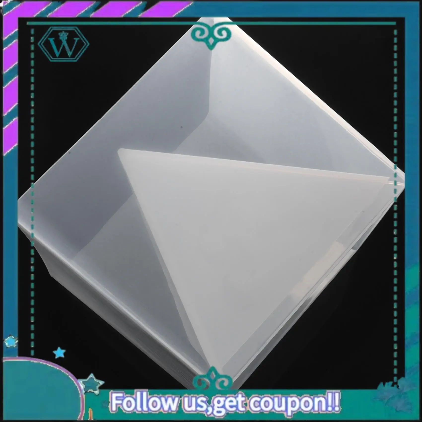 

Premium 2X Super Pyramid Silicone Mould Resin Craft Jewelry Crystal Mold With Plastic Frame Jewelry Crafts Resin Molds