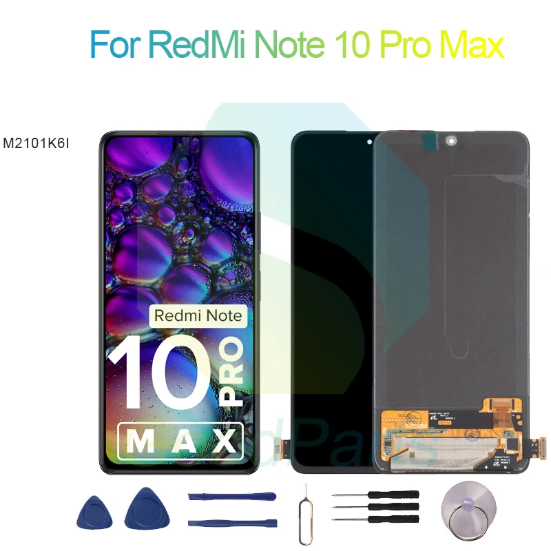 For RedMi Note 10 Pro Max LCD Display Screen 6.67