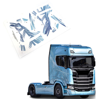 Simulation 1PCS Self-adhesive Sticker for 1/32 ORLANDOO-HUNTER SCANIA R650 OH32T01 Diy Decorate