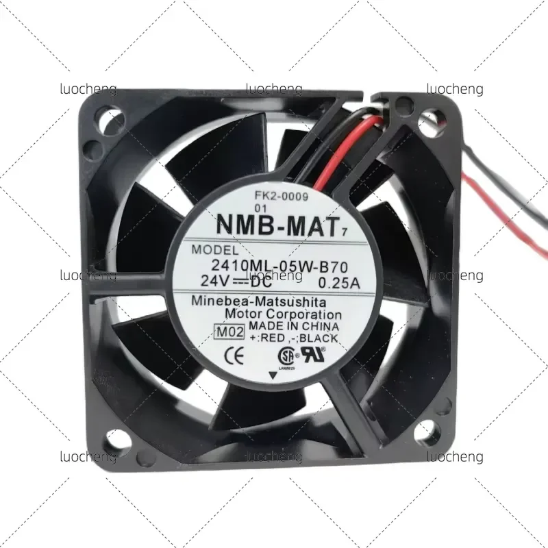 For 2410ML-05W-B79 2410ML-05W-B70 NMB Server Cooling Fan 24VDC 60x60x25mm CPU Inverter Radiator