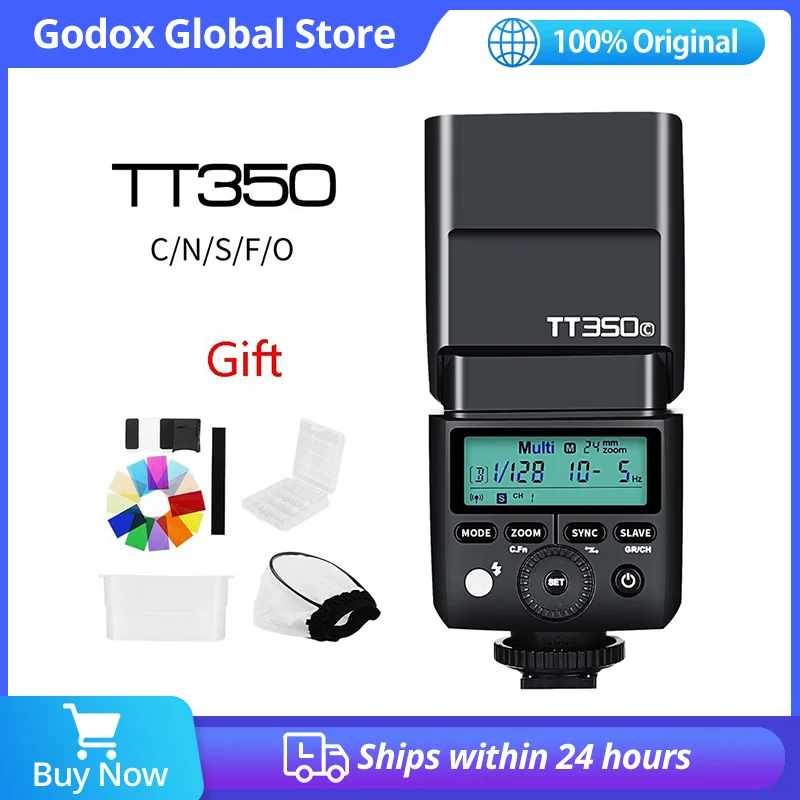 Godox Mini Speedlite TT350C TT350N TT350S TT350F TT350O TT350P Camera Flash TTL HSS for Canon Nikon Sony Fuji Olympus Pentax