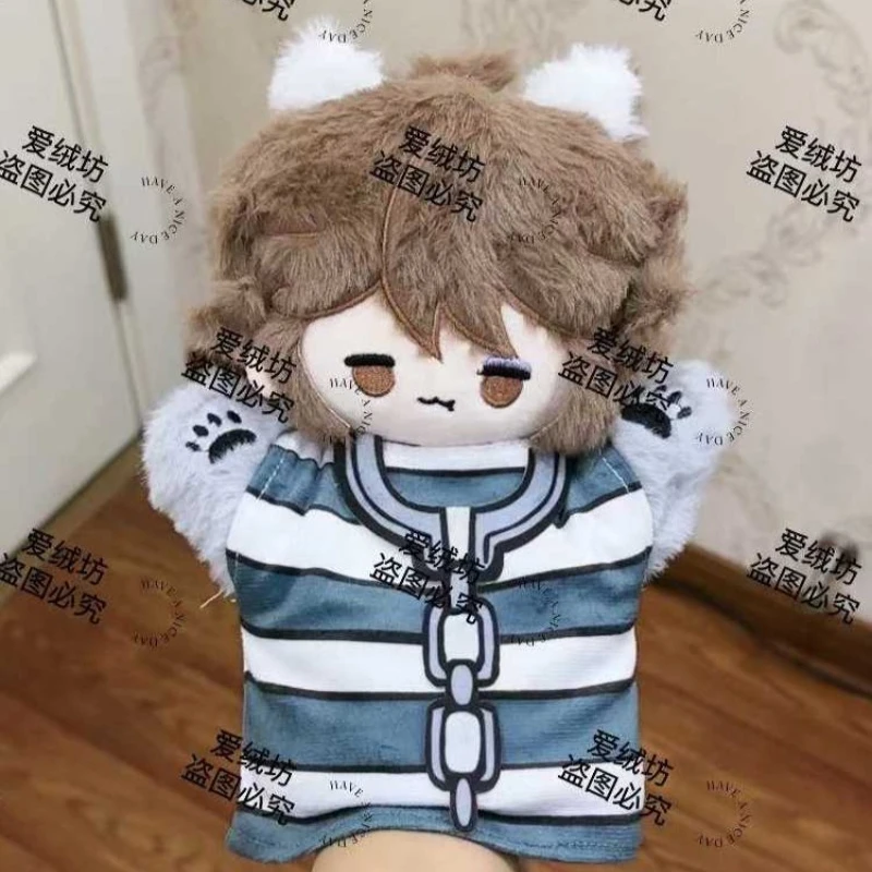 Anime Identity V Ithaqua Luca Balsa Aesop Carl Emma Woods Soft Hand Puppets Short Plush Cotton Doll Cute Cosplay Birthday Toys