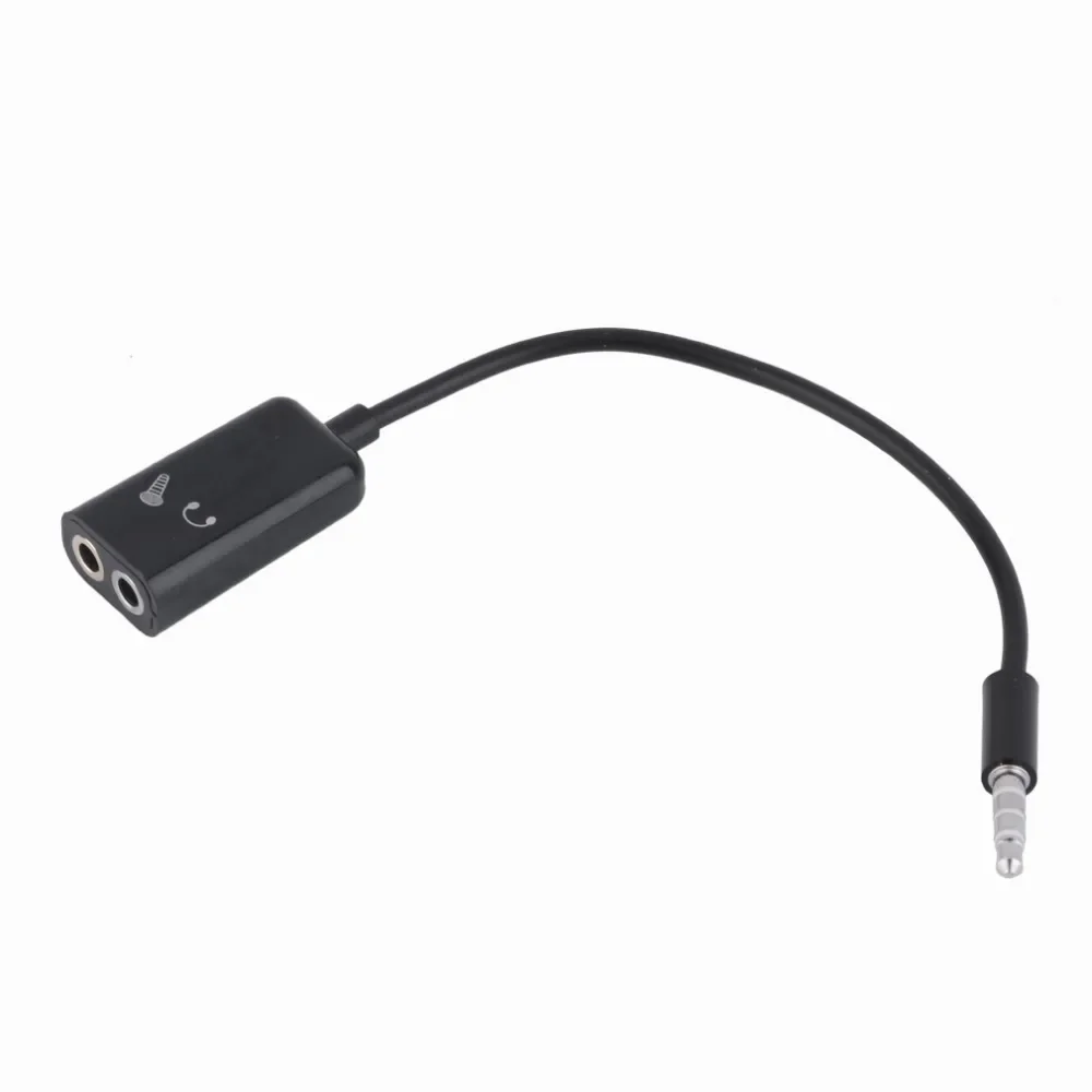 hot sell 3.5mm Headphone Microphone Stereo Audio Splitter Adapter Cable dropshipping Drop Shipping