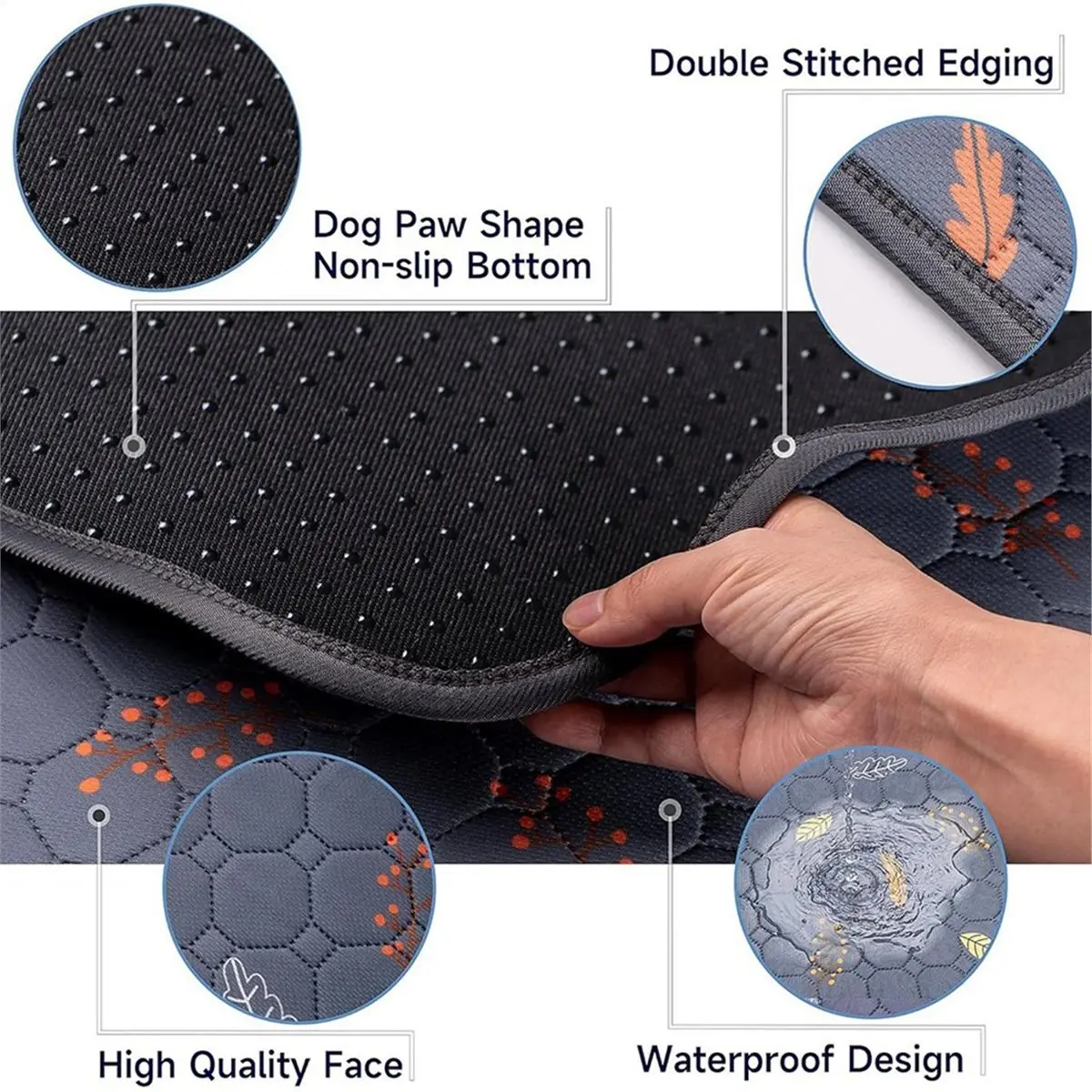 2026 New Dog Strong Absorbent Non-Slip Washable for Puppy for Small Medium Large Dog Whelping Bed Floors Crate