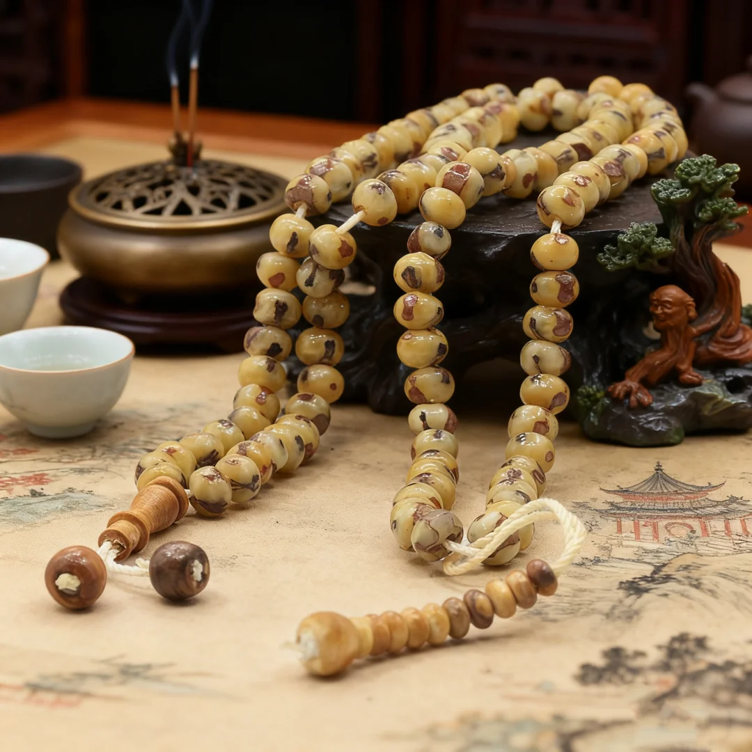 Fecha Palm Kernel Tasbih 99 6mm cuentas de oración islámica Rosario musulmán Tesbih Tespih Sibha musulmán Mala cuentas de preocupación contador de oración