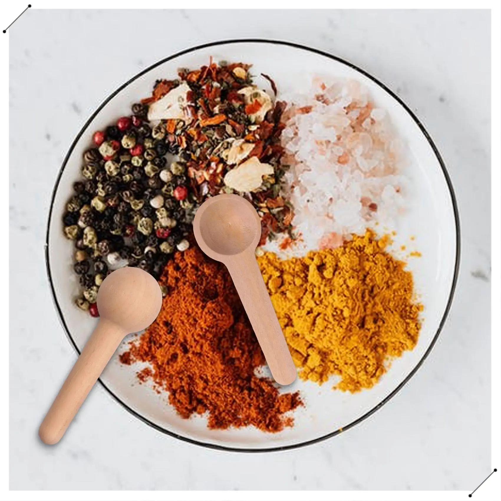 100 Pieces Mini Wooden Spoons Small Wooden Spoons Condiments Salt Spoons For Spice Jam Coffee Condiment Honey Teas Sugar