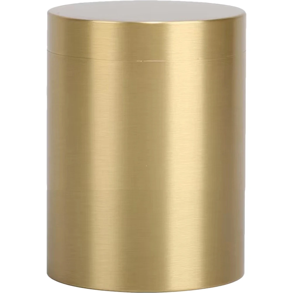 

Exquisite Pure Copper Canister Household Container For Loose Tea Airtight Food Jar With Lid Handmade Hand Hammered Metal Tin