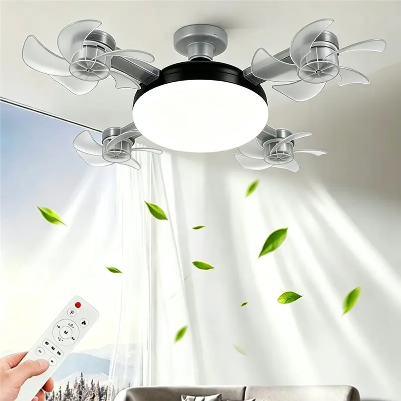 [hot-a24r]-ventilateur-de-plafond-silencieux-avec-telecommande-3-vitesses-de-variation-d'intensite-ventilateur-suspendu-avec-lumiere-led-lampe-de-plafond-silencieuse-pour-la-protection-des-yeux-b