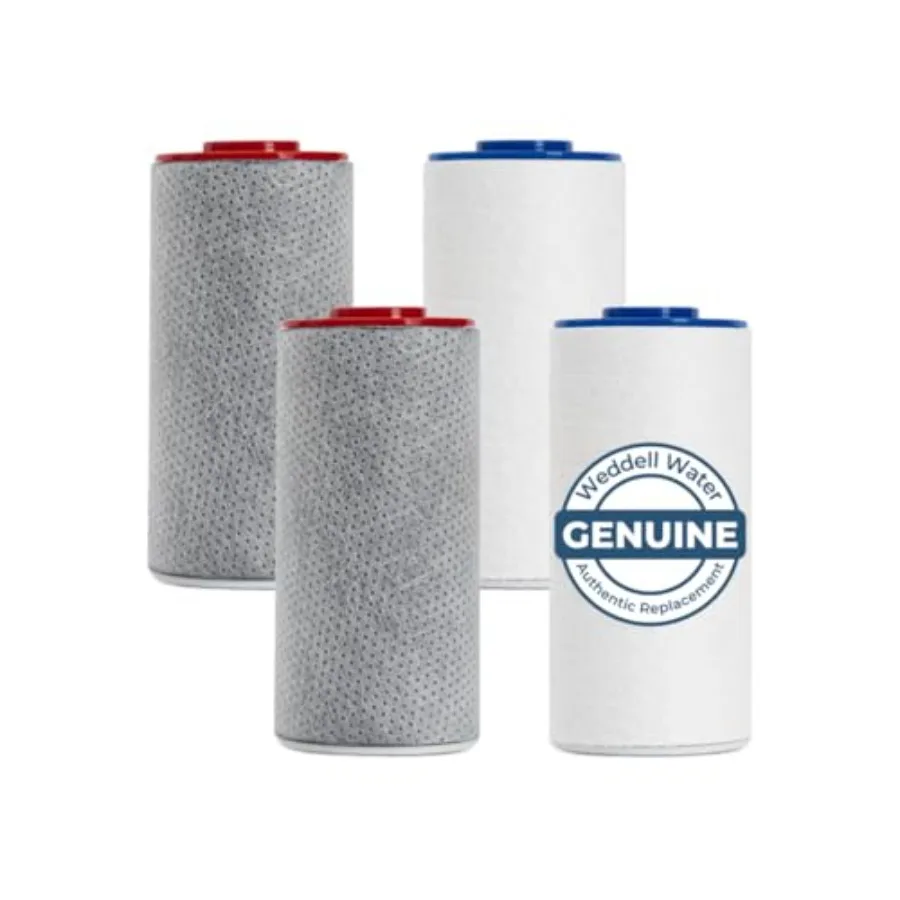 シャワーフィルター ツインパック 交換カートリッジ - NSF認証シャワーフィルター 塩素、PFAS、粒子を除去