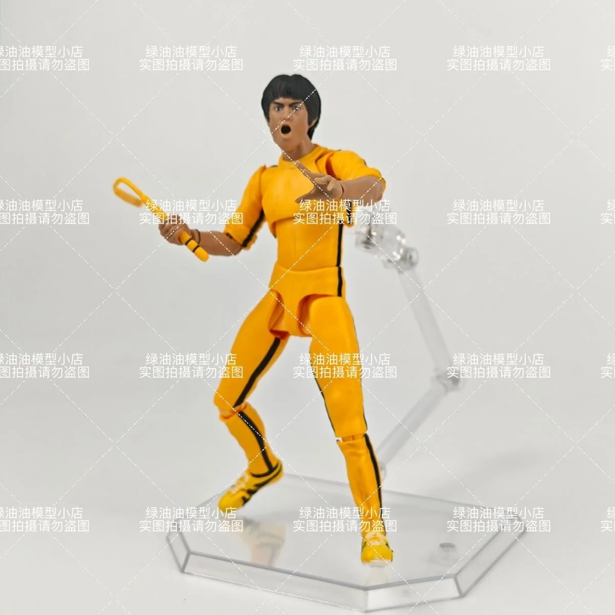 حار بروس لي الكونغفو عمل تمثال مشترك المنقولة جيت كون دو نموذج Gk الشكل الطرفية الجدول هدية مزخرفة #2