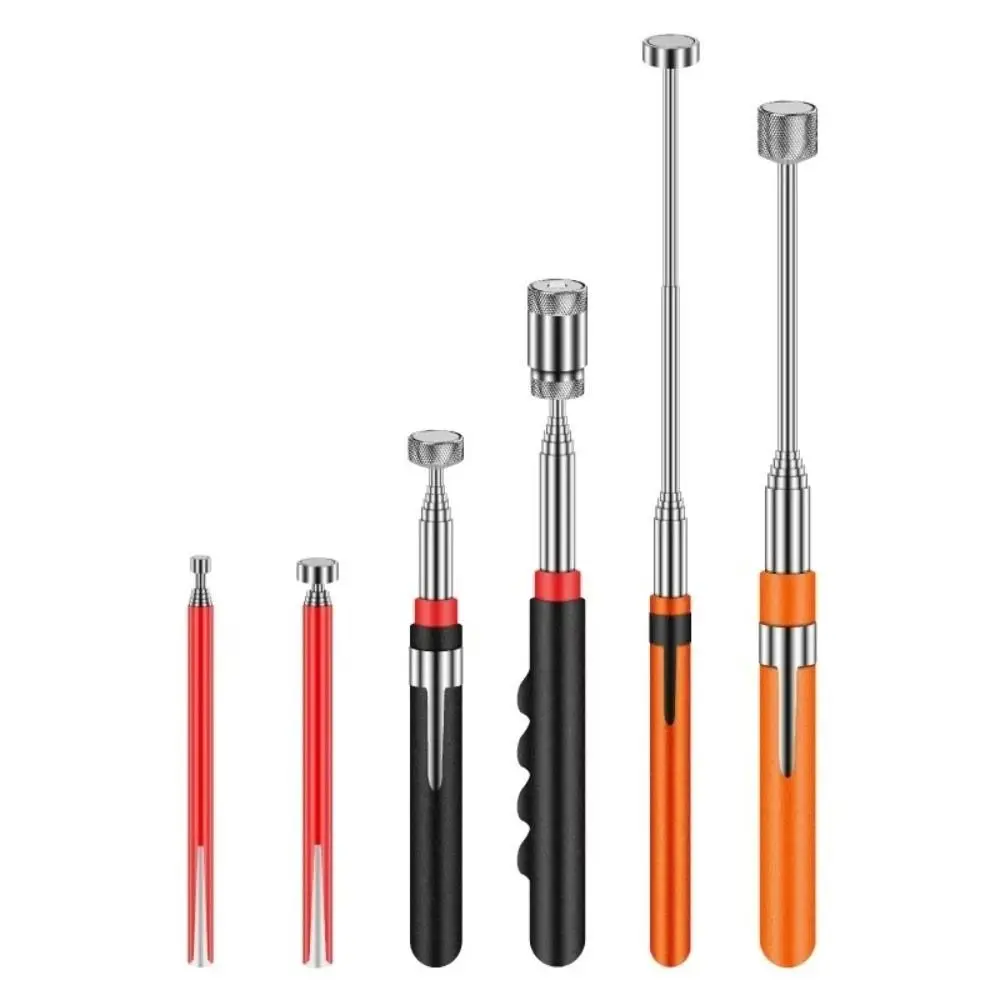Easy 1Pc Magnetic Pickup Stick Adjustable Length 8Lb Capacity Retrieval Tool Magnetic Tip Magnet Stick Confined Areas